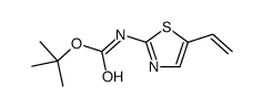 TERT-BUTYL (5-VINYLTHIAZOL-2-YL)CARBAMATE structure