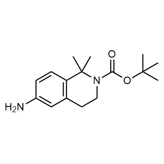 6-氨基-1,1-二甲基-3,4-二氢异喹啉-2(1H)-羧酸叔丁酯图片