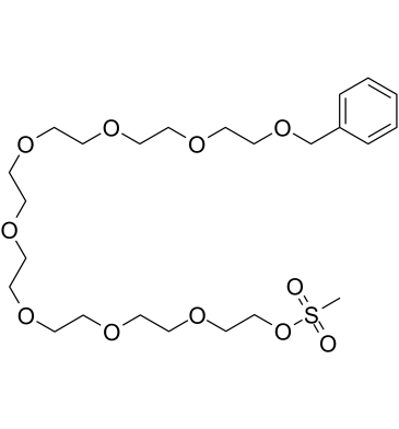 Benzyl-PEG8-Ms图片