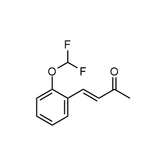 4-(2-(二氟甲氧基)苯基)丁-3-烯-2-酮结构式