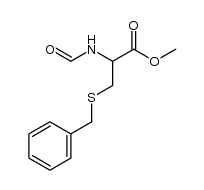 methyl 3-(benzylthio)-2-formamidopropanoate Structure