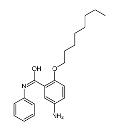 5-amino-2-octoxy-N-phenylbenzamide结构式