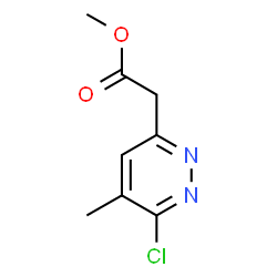 Methyl (6-chloro-5-methyl-pyridazin-3-yl)acetate structure