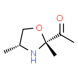 Ethanone, 1-(2,4-dimethyl-2-oxazolidinyl)-, cis- (9CI) structure