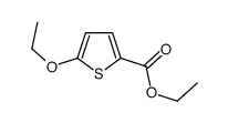 Ethyl 5-ethoxy-2-thiophenecarboxylate structure