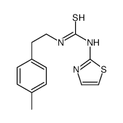 1-[2-(4-methylphenyl)ethyl]-3-(1,3-thiazol-2-yl)thiourea Structure