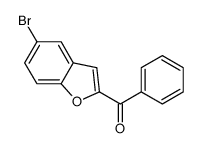 (5-bromo-1-benzofuran-2-yl)-phenylmethanone structure