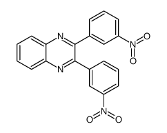 2,3-bis(3-nitrophenyl)quinoxaline Structure