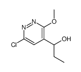 6-chloro-4-(1-hydroxypropyl)-3-methoxypyridazine Structure