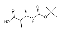 Butanoic acid, 3-[[(1,1-dimethylethoxy)carbonyl]amino]-2-methyl-, (2R,3S)-结构式