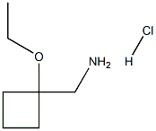 (1-ethoxycyclobutyl)methanamine hydrochloride Structure