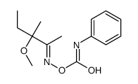 [(Z)-(3-methoxy-3-methylpentan-2-ylidene)amino] N-phenylcarbamate Structure