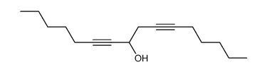 hexadeca-6,10-diyn-8-ol Structure