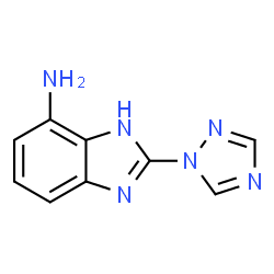 1H-Benzimidazol-4-amine,2-(1H-1,2,4-triazol-1-yl)-(9CI)结构式