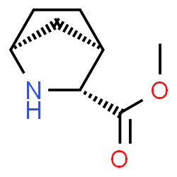 2-Azabicyclo[2.2.1]heptane-3-carboxylicacid,methylester,(1R,3S,4S)-rel-(9CI) structure