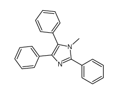 1-methyl-2,4,5-triphenylimidazole结构式