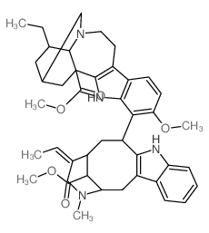 13-甲氧基-14-[(3A)-17-甲氧基-17-氧代派利文碱-3-基]-伊菠胺-18-羧酸甲酯结构式