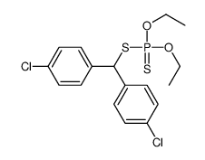 bis(4-chlorophenyl)methylsulfanyl-diethoxy-sulfanylidene-λ5-phosphane Structure