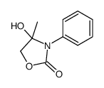 4-hydroxy-4-methyl-3-phenyl-1,3-oxazolidin-2-one Structure