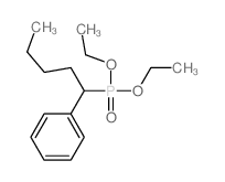 Diethyl (alpha-butylbenzyl)phosphonate Structure