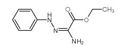 Ethyl 2-amino-2-(2-phenylhydrazono)acetate structure