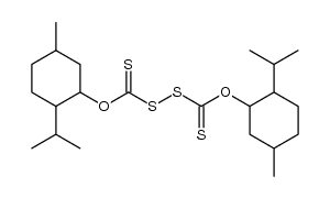 bis[menthyl(thiocarbonyl)] disulfide结构式