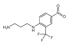 N1-(4-Nitro-2-trifluoromethyl-phenyl)-propane-1,3-diamine结构式