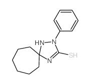 2-phenyl-1,2,4-triazaspiro[4.6]undecane-3-thione结构式