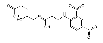 dinitrophenyl-beta-alanyl-glycyl-glycine结构式