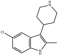 5-Chloro-2-methyl-3-(piperidin-4-yl)-1H-indole structure