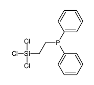 diphenyl(2-trichlorosilylethyl)phosphane Structure