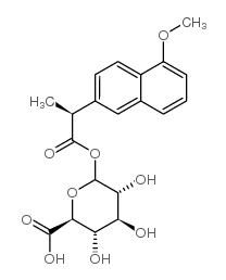 (S)-Naproxen Acyl-β-D-glucuronide structure