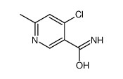 4-CHLORO-6-METHYLNICOTINAMIDE structure