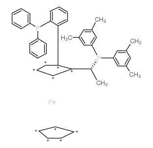 (r)-1-[(r)-2-[2-(diphenylphosphino)phenyl]ferrocenyl]ethyldi(3,5-xylyl)phosphine picture