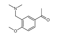 1-(3-DIMETHYLAMINOMETHYL-4-METHOXY-PHENYL)-ETHANONE结构式