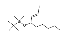 1-iodo-3-[[(1,1-dimethylethyl)-dimethylsilyl]oxy]-oct-1-ene Structure