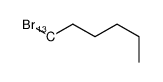 己基溴-1-13C结构式