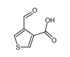 4-formylthiophene-3-carboxylic acid Structure