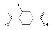 2-bromo-cyclohexane-1,4-dicarboxylic acid Structure