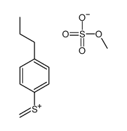 methylidene-(4-propylphenyl)sulfanium,methyl sulfate Structure