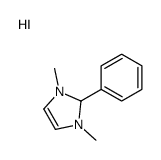 1,3-dimethyl-2-phenyl-1,2-dihydroimidazol-1-ium,iodide Structure