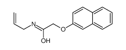 2-naphthalen-2-yloxy-N-prop-2-enylacetamide结构式