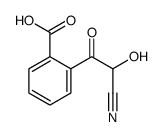 2-(2-cyano-2-hydroxyacetyl)benzoic acid Structure