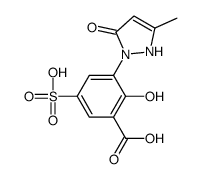 1-(2-hydroxy-3-carboxy-5-sulfophenyl)-3-methyl-5-pyrazolone picture