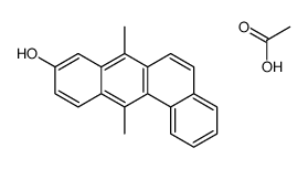 acetic acid,7,12-dimethylbenzo[a]anthracen-9-ol Structure