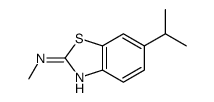 2-Benzothiazolamine,N-methyl-6-(1-methylethyl)-(9CI) Structure