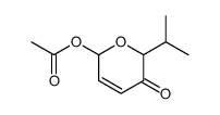 (5-oxo-6-propan-2-yl-2H-pyran-2-yl) acetate结构式