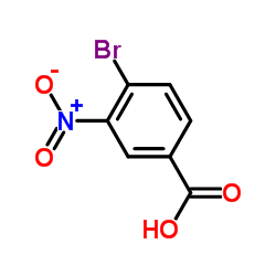 4-Bromo-3-nitrobenzoic acid structure