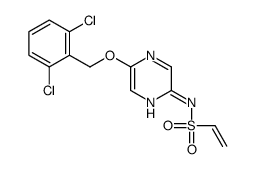 N-[5-[(2,6-dichlorophenyl)methoxy]pyrazin-2-yl]ethenesulfonamide Structure