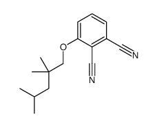 3-(2,2,4-trimethylpentoxy)benzene-1,2-dicarbonitrile结构式